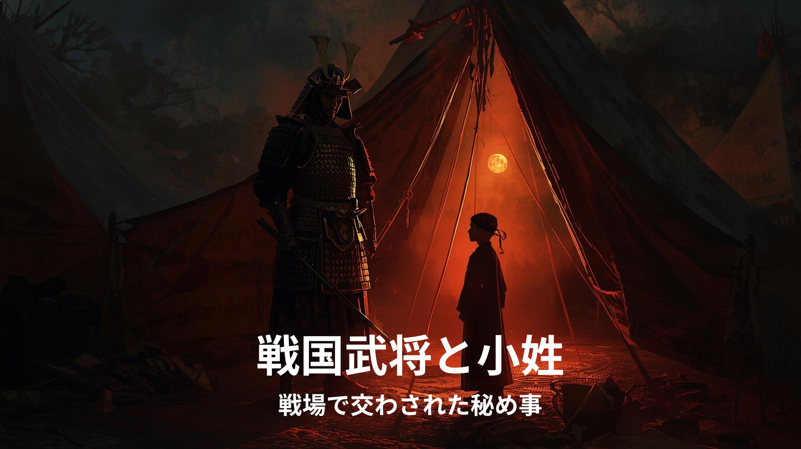 戦国武将と小姓の秘め事 ― 戦場で生まれた驚きの肉体関係
